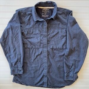 REI Co-op Blue 100% Cotton Outdoor Adventure Shirt Size XL
